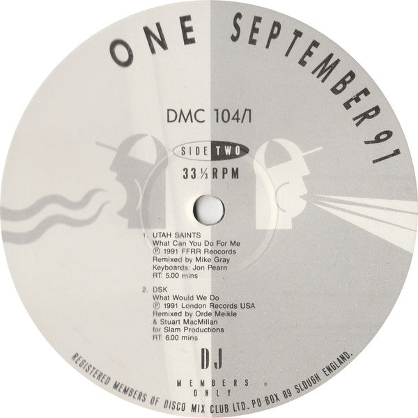 Various : September • 91 (One) (12", P/Mixed)