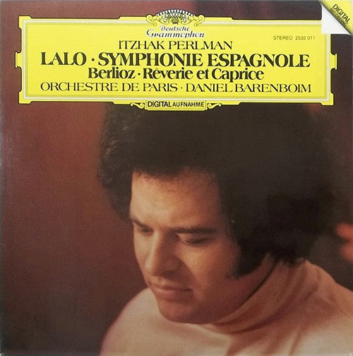 Édouard Lalo / Hector Berlioz, Itzhak Perlman, Orchestre De Paris · Daniel Barenboim : Symphonie Espagnole / Rêverie Et Caprice (LP)