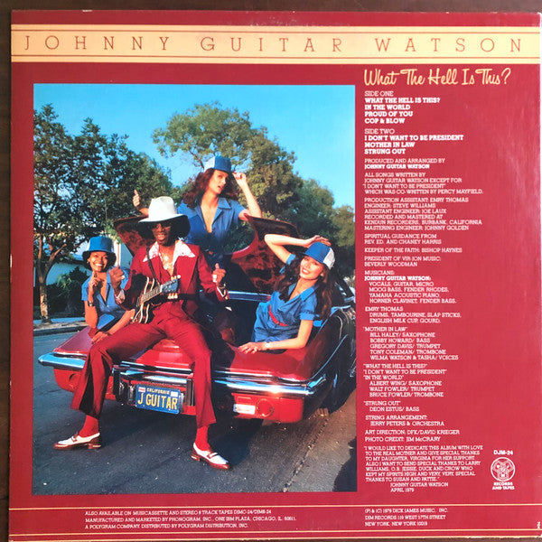 Johnny Guitar Watson : What The Hell Is This? (LP, Album, PRC)