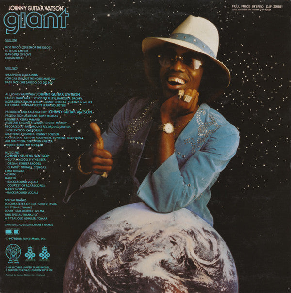 Johnny Guitar Watson : Giant (LP, Album)