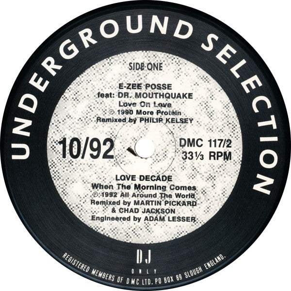 Various : Underground Selection 10/92 (12")