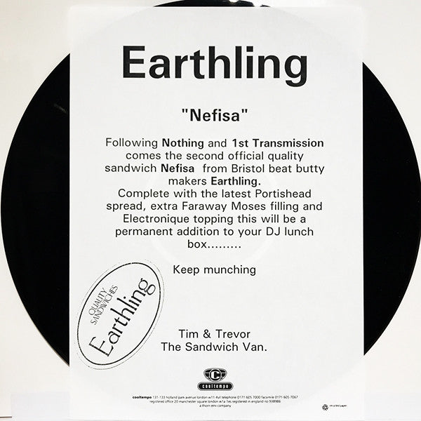 Earthling : Nefisa (12", Single, Promo)