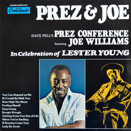 Dave Pell's Prez Conference Featuring Joe Williams : In Celebration Of Lester Young (LP, Album)