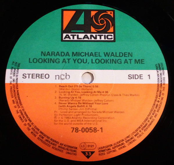 Narada Michael Walden : Looking At You, Looking At Me (LP, Album)