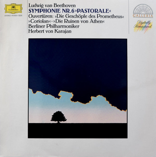 Ludwig van Beethoven, Berliner Philharmoniker, Herbert von Karajan : Symphonie Nr.6 »Pastorale«  Overtüren: »Die Geschöpfe Des Prometheus« •  »Coriolan« •  »Die Ruinen Von Athen« (LP, Comp, RM)