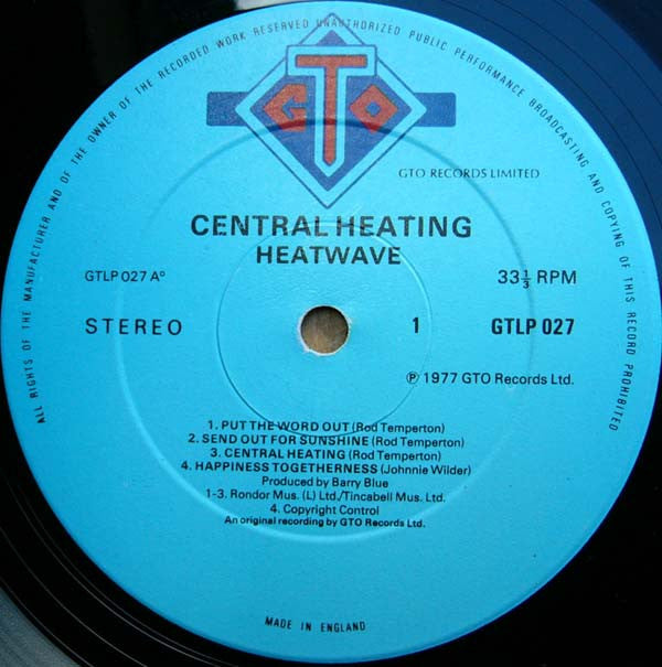 Heatwave : Central Heating (LP, Album)