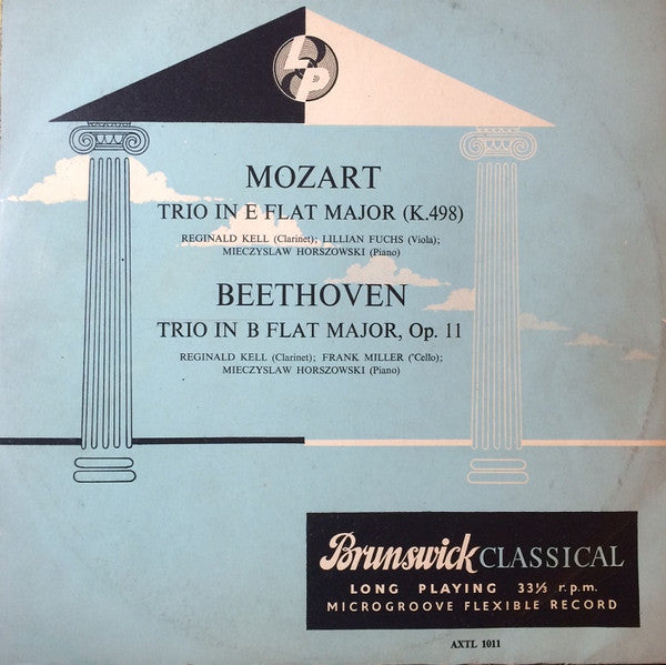 Wolfgang Amadeus Mozart, Ludwig van Beethoven : Trio In E Flat Major (K.498) / Trio In B Flat Major, Op. 11 (LP, Album, Mono)