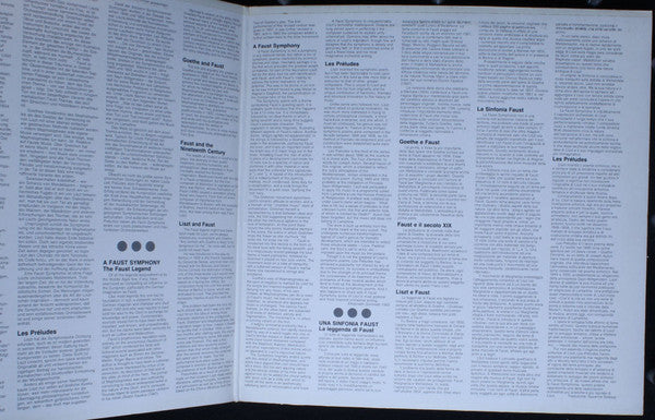 Franz Liszt, Riccardo Muti, The Philadelphia Orchestra : Eine Faust-Sinfonie / Les Préludes (2xLP, Club, S/Edition)