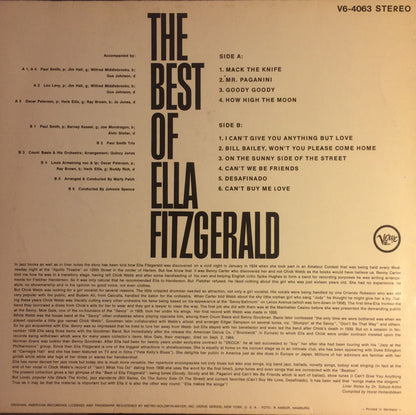 Ella Fitzgerald : The Best Of Ella Fitzgerald (LP, Comp)