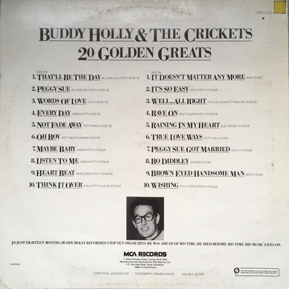 Buddy Holly & The Crickets (2) : 20 Golden Greats (LP, Comp)