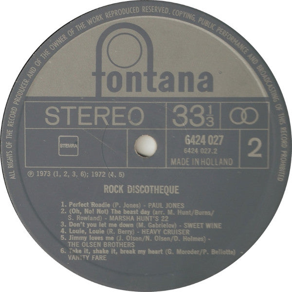 Various : Rock Discotheque (LP, Comp)