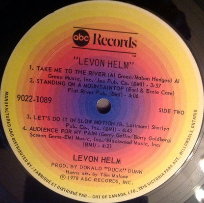 Levon Helm : Levon Helm (LP, Album)