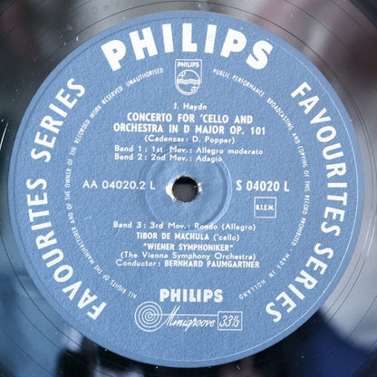 Luigi Boccherini / Joseph Haydn - Tibor De Machula, Wiener Symphoniker, Bernhard Paumgartner : Cello Concerto In B Flat Major / Cello Concerto In D Major (LP, Mono)