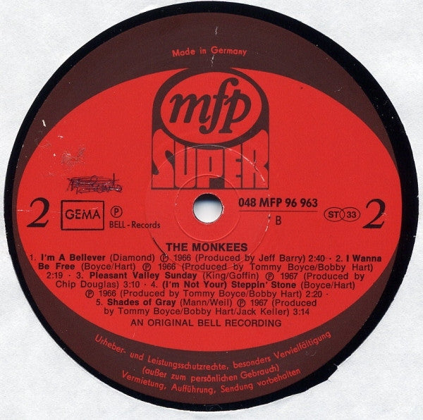 The Monkees : The Monkees (LP, Comp)