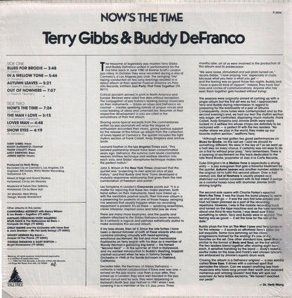 Terry Gibbs / Buddy DeFranco : Now's The Time (LP)