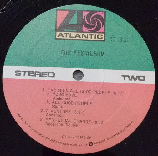 Yes : The Yes Album (LP, Album, RE, RP, Spe)