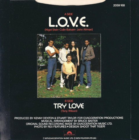 Grant Santino : L.O.V.E. / Try Love (7")