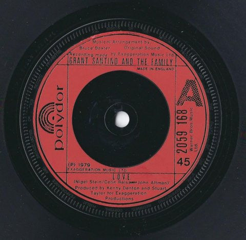 Grant Santino : L.O.V.E. / Try Love (7")