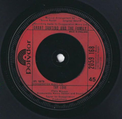 Grant Santino : L.O.V.E. / Try Love (7")