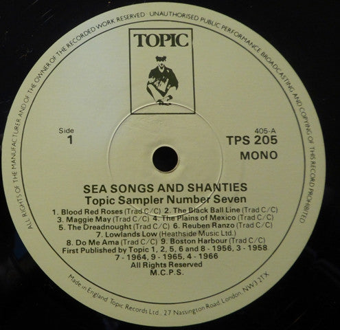 Various : Sea Songs And Shanties (LP, Comp, Mono, RP, Bei)
