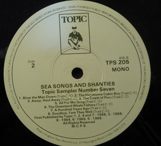 Various : Sea Songs And Shanties (LP, Comp, Mono, RP, Bei)