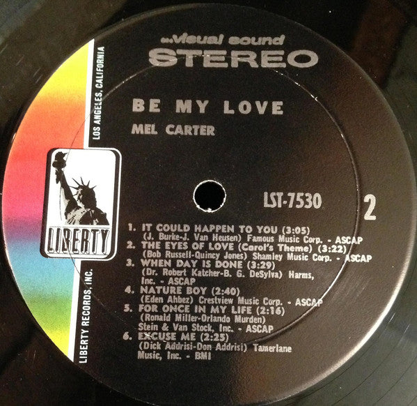 Mel Carter : Be My Love (LP, Album)