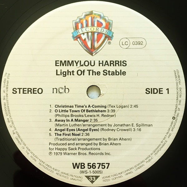 Emmylou Harris : Light Of The Stable (LP, Album)