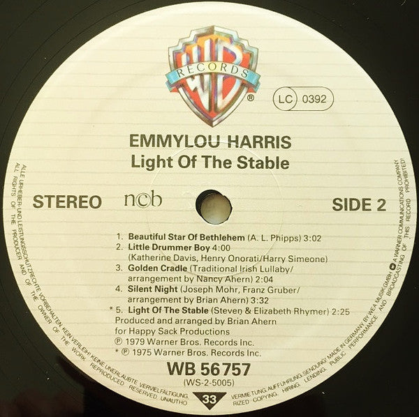 Emmylou Harris : Light Of The Stable (LP, Album)