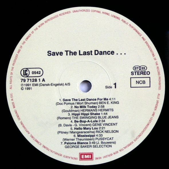 Various : Save The Last Dance... (2xLP, Comp)