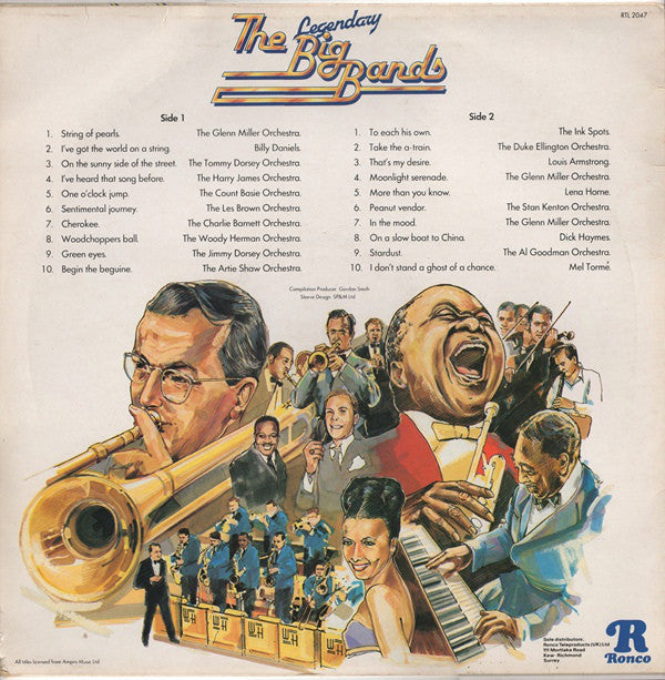 Various : The Legendary Big Bands (LP, Comp)