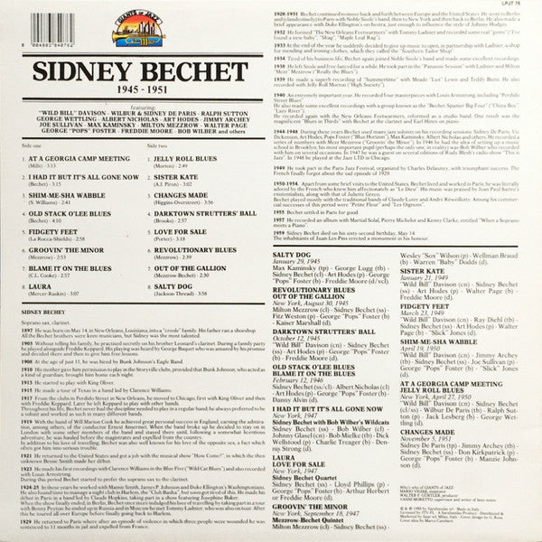 Sidney Bechet : 1945 - 1951 (LP, Comp)