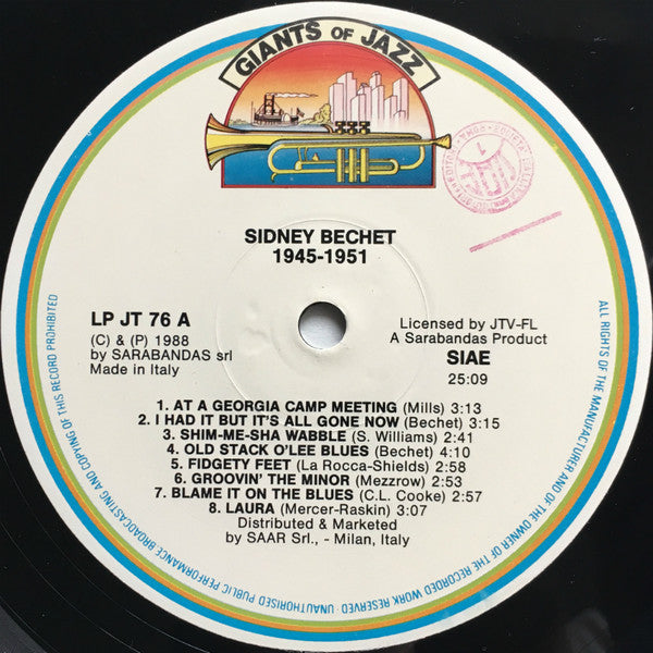 Sidney Bechet : 1945 - 1951 (LP, Comp)