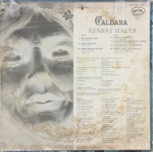 Caldera (7) : A Moog Mass (LP, Promo)