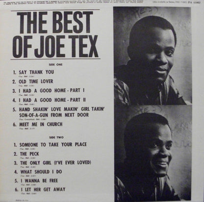 Joe Tex : The Best Of Joe Tex (LP, Comp, Mono)