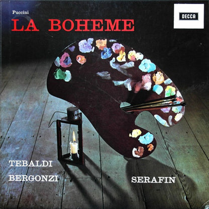 Giacomo Puccini / Renata Tebaldi, Carlo Bergonzi, Ettore Bastianini, Cesare Siepi, Fernando Corena, Tullio Serafin : La Bohème (2xLP, RP + Box)
