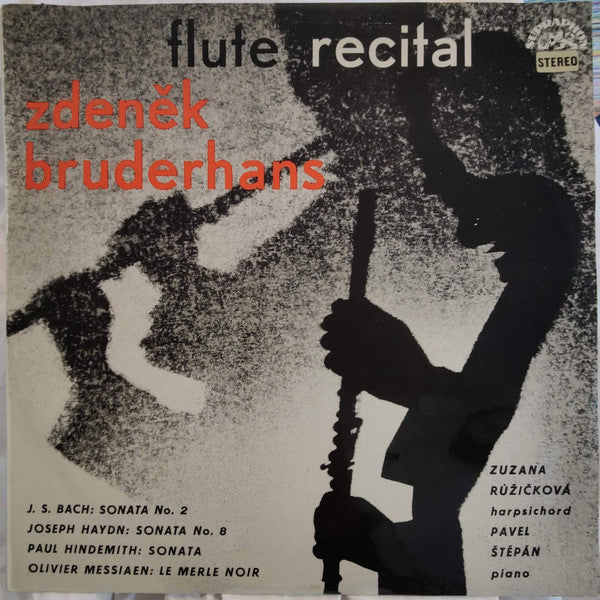 Zdeněk Bruderhans : Flute Recital (LP, Album, RP)