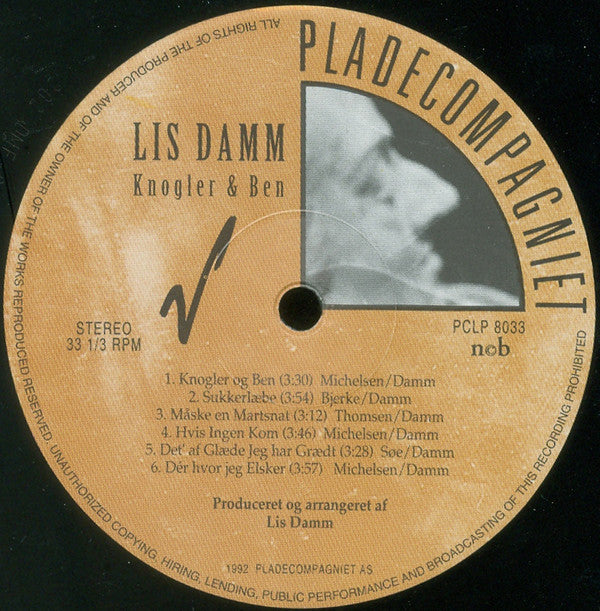 Lis Damm : Knogler & Ben (LP, Album)