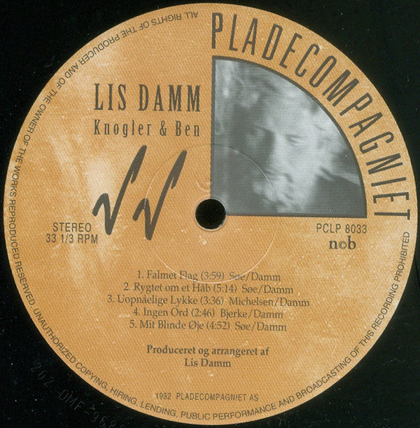 Lis Damm : Knogler & Ben (LP, Album)