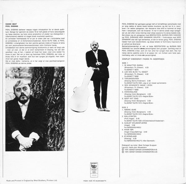 Povl Dissing : Dansk Beat (LP, Comp)