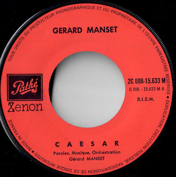 Gérard Manset : Caesar (7", Single)