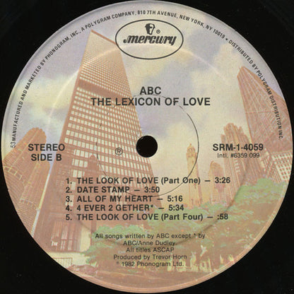 ABC : The Lexicon Of Love (LP, Album, 53 )