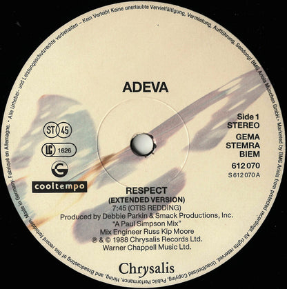 Adeva : Respect (12", Maxi)