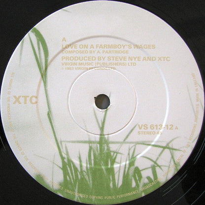 XTC : Love On A Farmboy's Wages (12", Single)