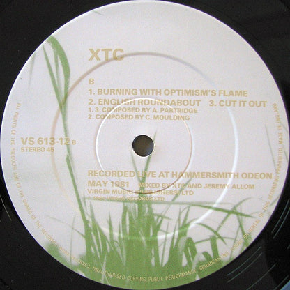 XTC : Love On A Farmboy's Wages (12", Single)