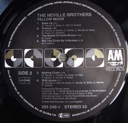 The Neville Brothers : Yellow Moon (LP, Album)