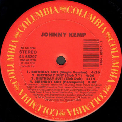 Johnny Kemp : Birthday Suit (12", Single)