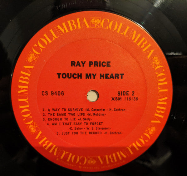 Ray Price : Touch My Heart (LP, Album)