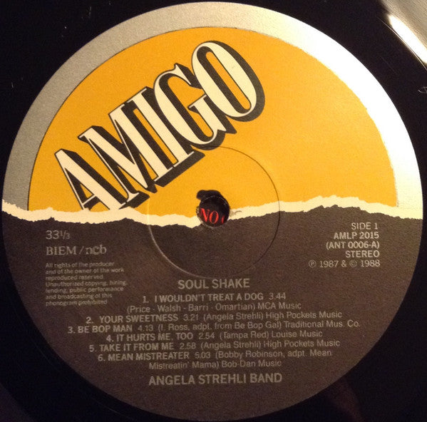 Angela Strehli Band : Soul Shake (LP, Album)