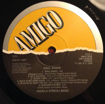 Angela Strehli Band : Soul Shake (LP, Album)