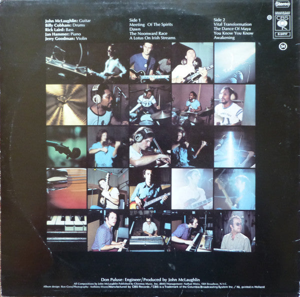 Mahavishnu Orchestra With John McLaughlin : The Inner Mounting Flame (LP, Album, RE)